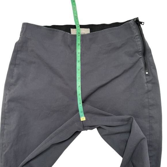 EVERLANE The Bi-Stretch Work Pant in Graphite Gray Size 6 Side Zip Slim Straight - Picture 7 of 7